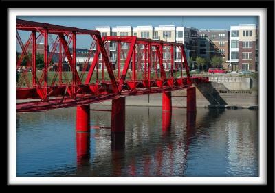 Red Railroad Bridge