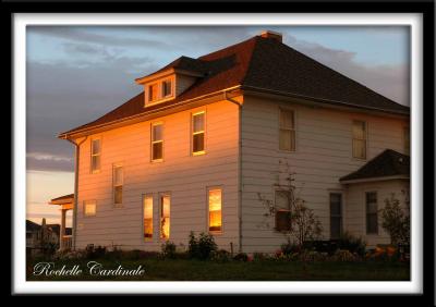Last Light on an Old Farmhouse
