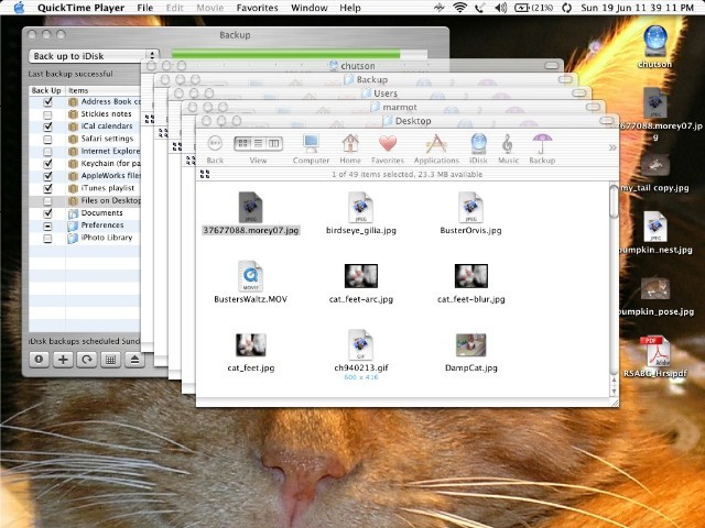 Desktop with Finder