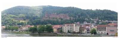 Heidelberg - panorama z mostu