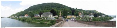 Heidelberg - panorama z mostu