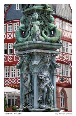 Frankfurt - fragment fontanny