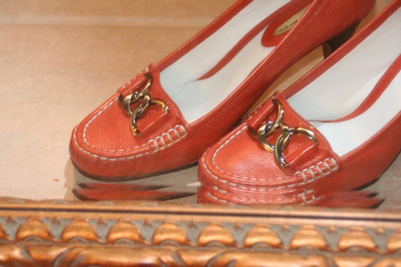 My Little Orange Shoes