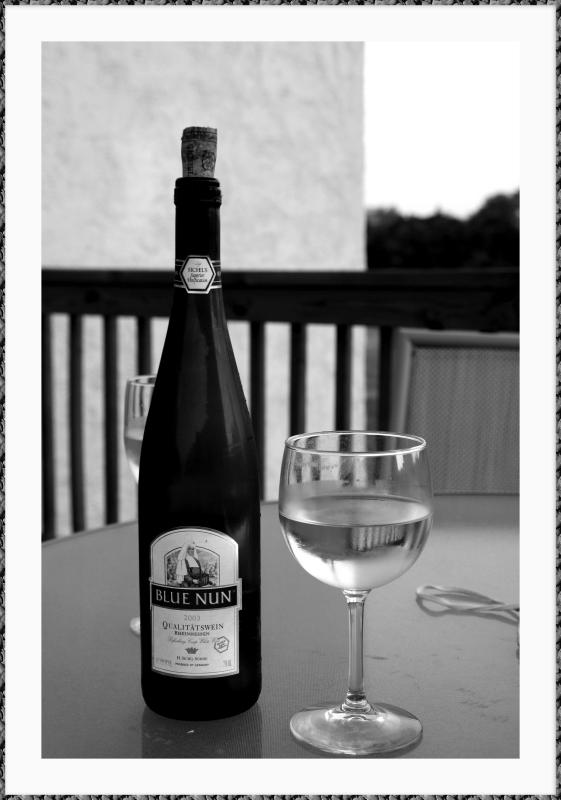 bottle of rose instead