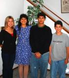 Jessica, Emily, Chris and Andrew; Mothers Day 2000