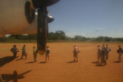 Arriving at the Mara Serena Airstrip