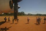 Arriving at the Mara Serena Airstrip