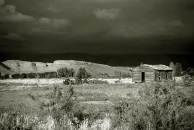 Storm over the Big Horn Mountains, Wyoming