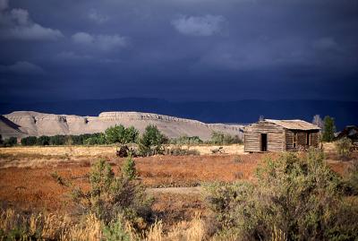 Storm Brewing Over the Big Horn Mts., Wyoming