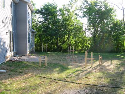 Phase 1 - Custom deck layout & batter boards