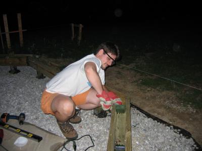 Constructing beam for hexagon section