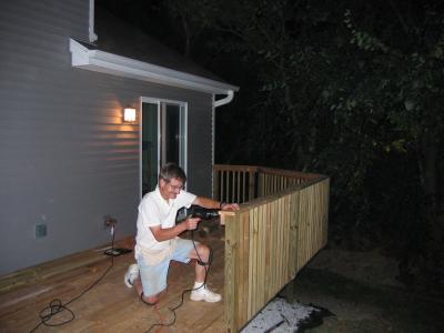 And finally the railing & balusters.