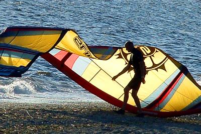 Kite Surfing, Barrington Beach