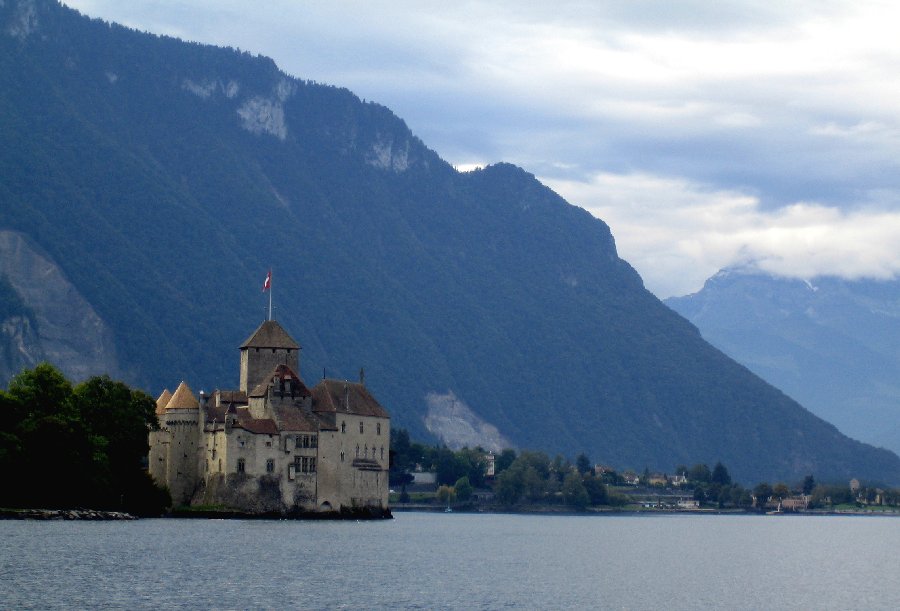Castle, Lake and Alps