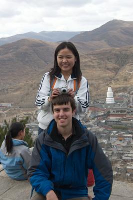 Li laoshi and me halfway up.