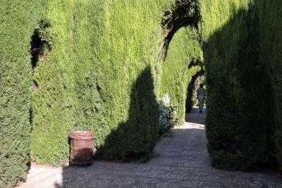 Well-groomed gardens of Alhambra