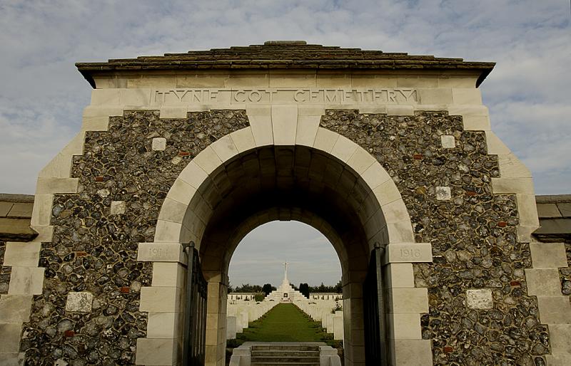 Tyne cot cemetery.