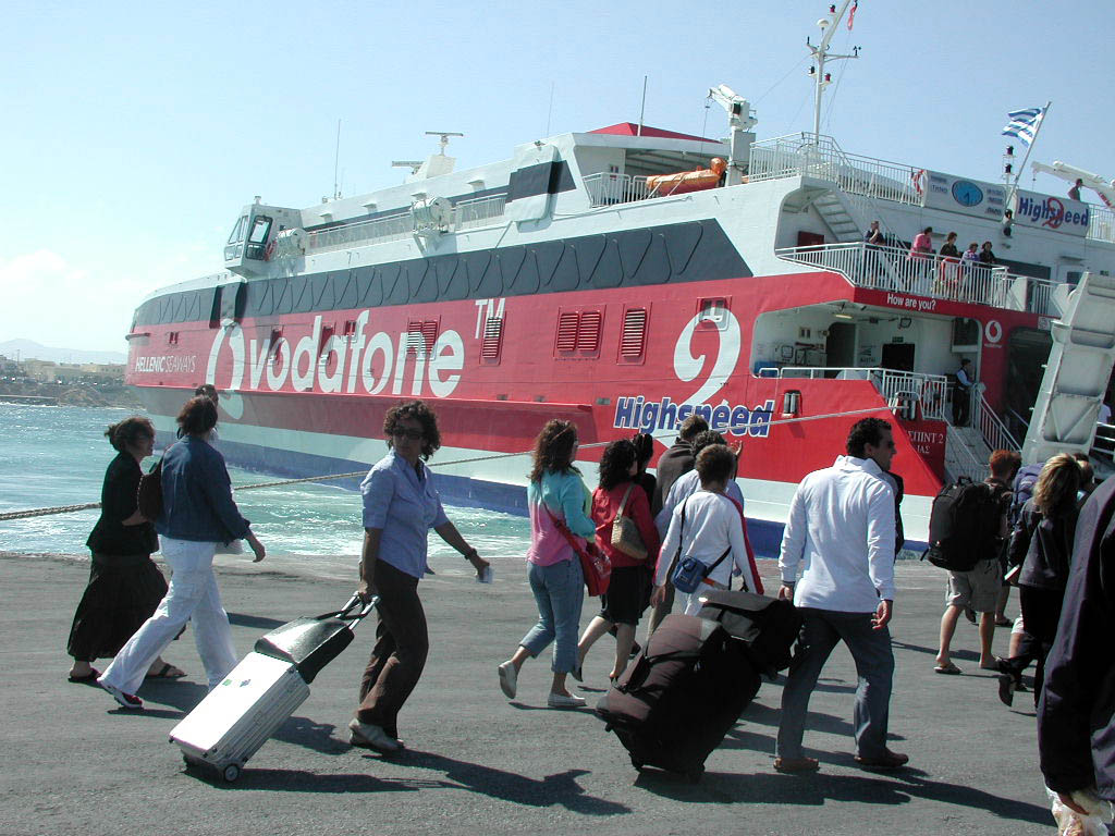 Fahrt von Tinos nach Naxos
