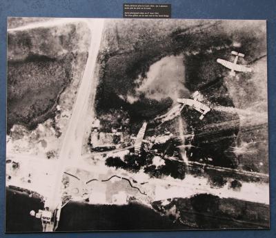Arial Photograph taken on the 6th June 1944