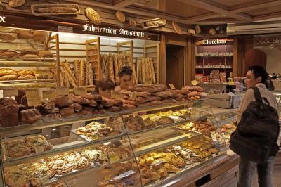 Mademoiselle at the Boulangerie