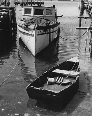 Champion, and Row boat, Newport, RI, 1962