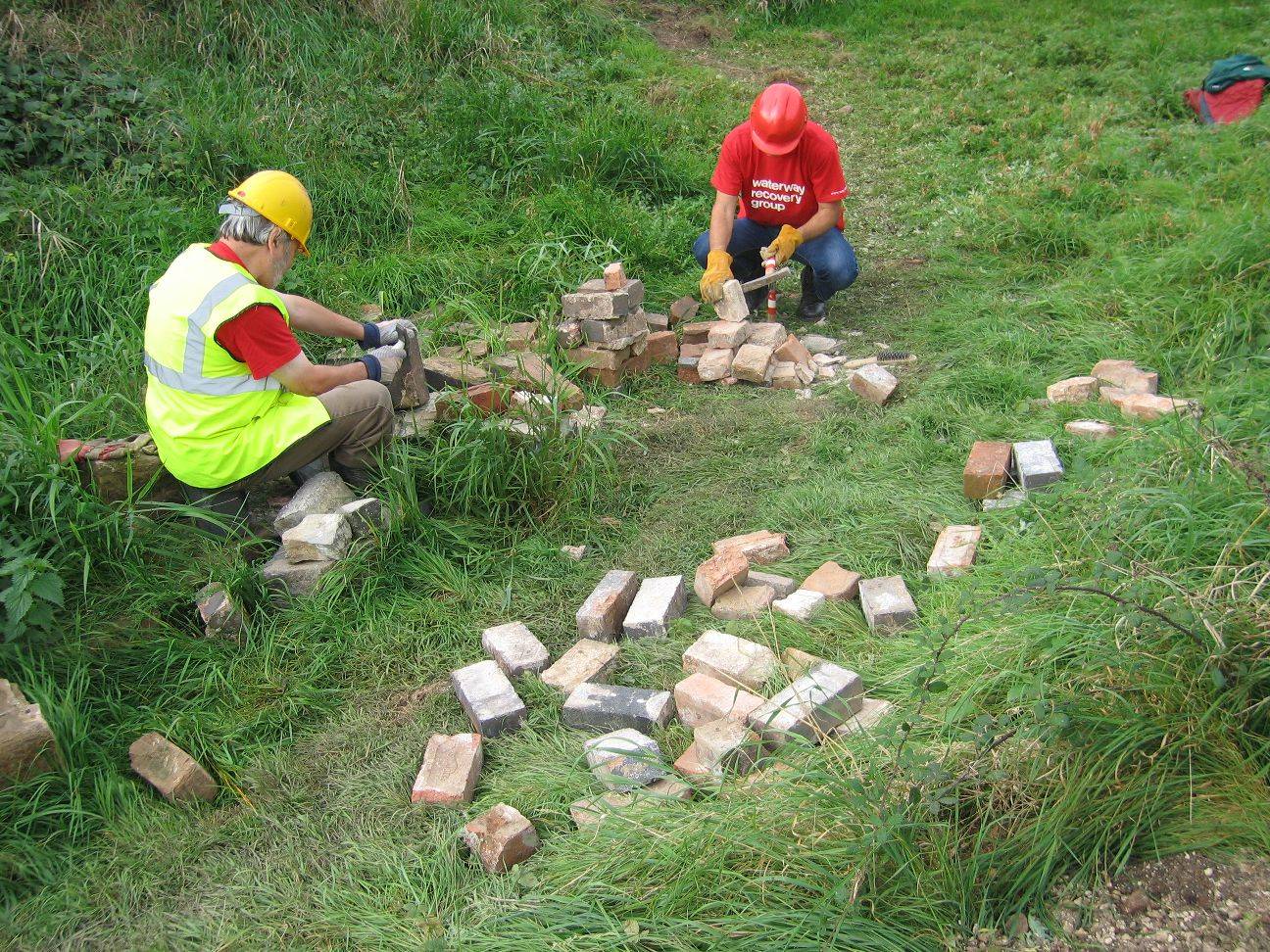 Mike and Frank brick cleaning