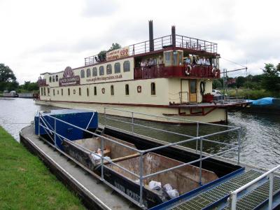 Not many three storey boats on the canals!