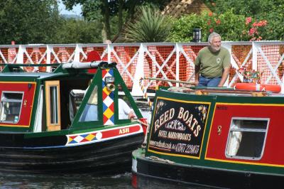 Hotel boats in parade