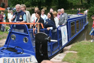 ... followed by Graham Churton, Chair of the Caldon & Uttoxeter Canals Trust.