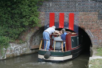 Getting to the opening was restricted to boats that could get through Froghall Tunnel!