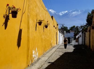 side street, arequipa, peru