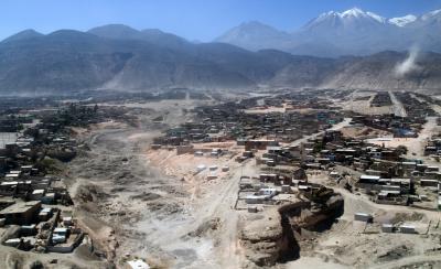 Landing at Arequipa