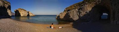 Alone in the beach