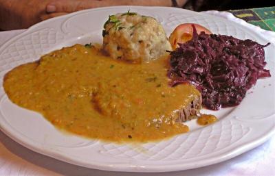Sauerbraten, Dumpling & Red Cabbage.jpg