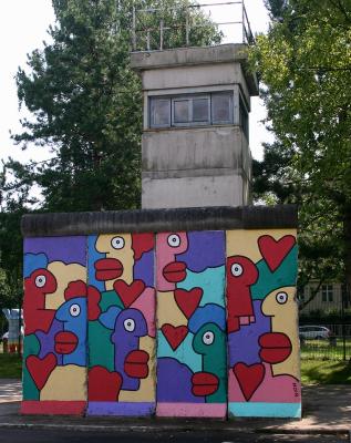 Watch Tower and Berlin Wall, Berlin