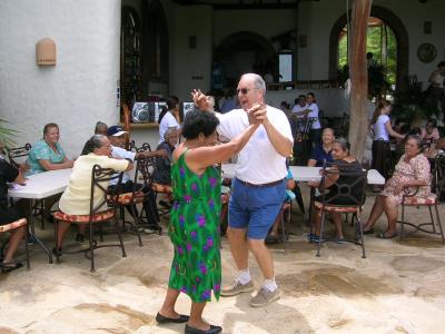 Ralph dancing with the ladies