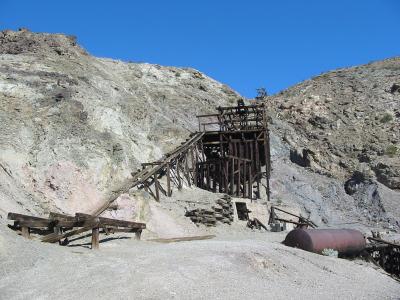 Tram terminus below Keane Wonder Mine