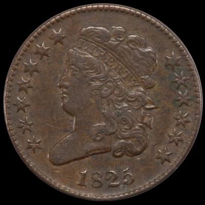 1825 Half Cent(C-2)