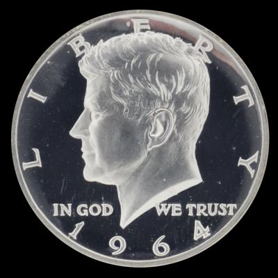 1964 Proof Accented Hair Kennedy Half DollarNGC PR 67 CAM