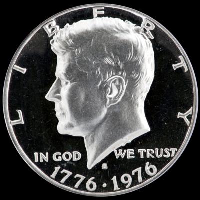 1976-S Clad Bicentenial Kennedy Half DollarPCGS PR 69 DCAM