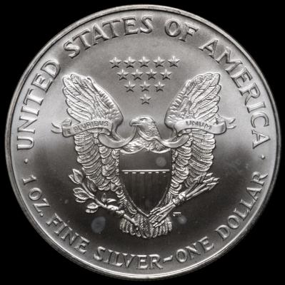 1996 Silver American EaglePCGS MS 69