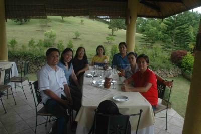 The group after lunch