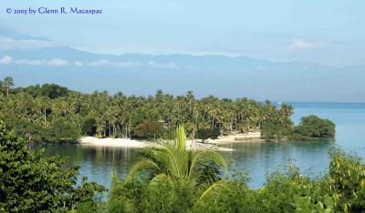 Hilltop view of Malipano Island