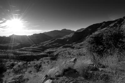 Thimble Peak Sun #3 (B&W)