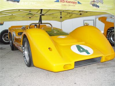 A VERY FAST McLAREN CAN AM RACE CAR