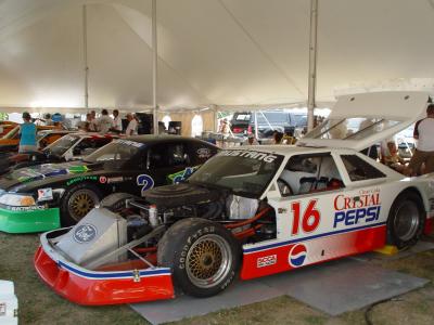 ONE OF THE OLD JACK ROUSH RACING TRANSAM MUSTANGS