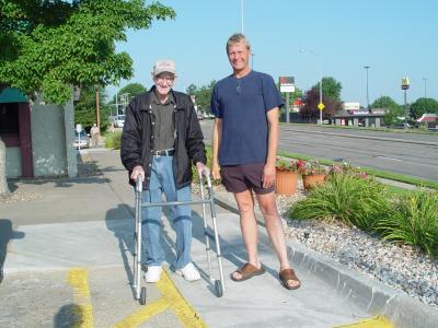 UNCLE BOB AND HIS SON TIM CASTER