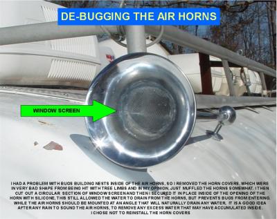 DE-BUGGING THE AIR HORNS