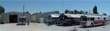 THE LINCOLN PARKING LOT RALLY WITH THE OWENS STEAMER STILL IN GEORGES REPAIR SHOP