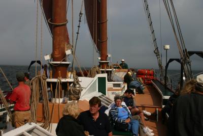 looking aft abord the Margaret Todd